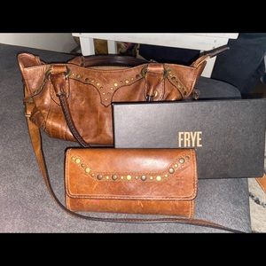 FRYE purse and wallet (authentic)